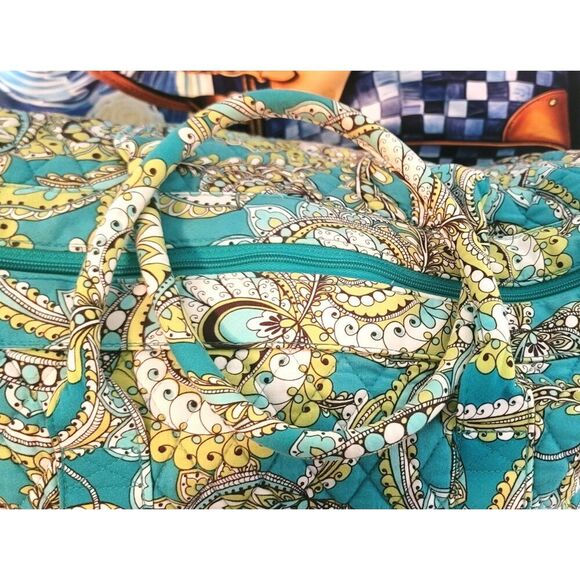 Vera Bradley Medium Active Duffel Bag - Peacock Pattern - Picture 5 of 12